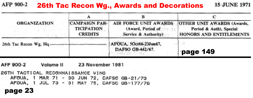 26th Tactical Reconnaissance Wing